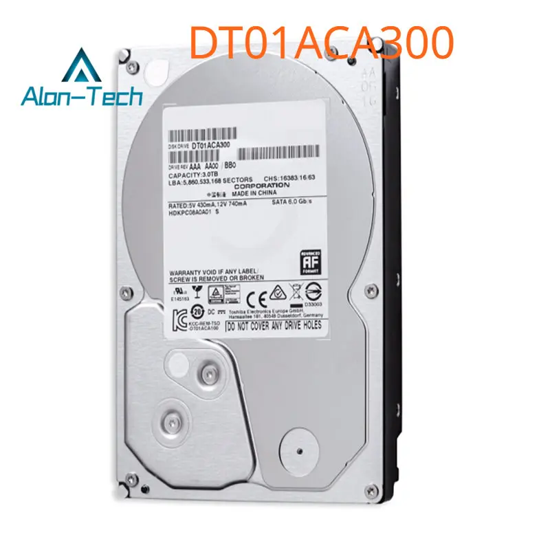 For To-shiba DT01ACA300 3TB New Original Hard Drive Brand  3.5