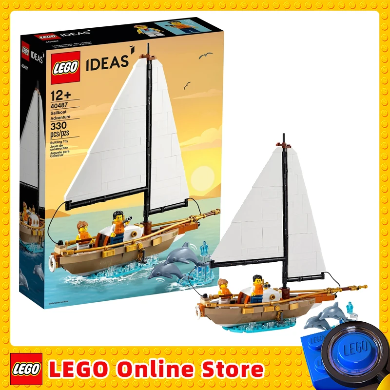 Lego Ideas Sailboat Adventure Set for Children\'s Kids Birthday Xmas New Year Gift 40487 (330Pieces)