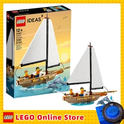 Lego Ideas Sailboat Adventure Set for Children's Kids Birthday Xmas New Year Gift 40487 (330Pieces)