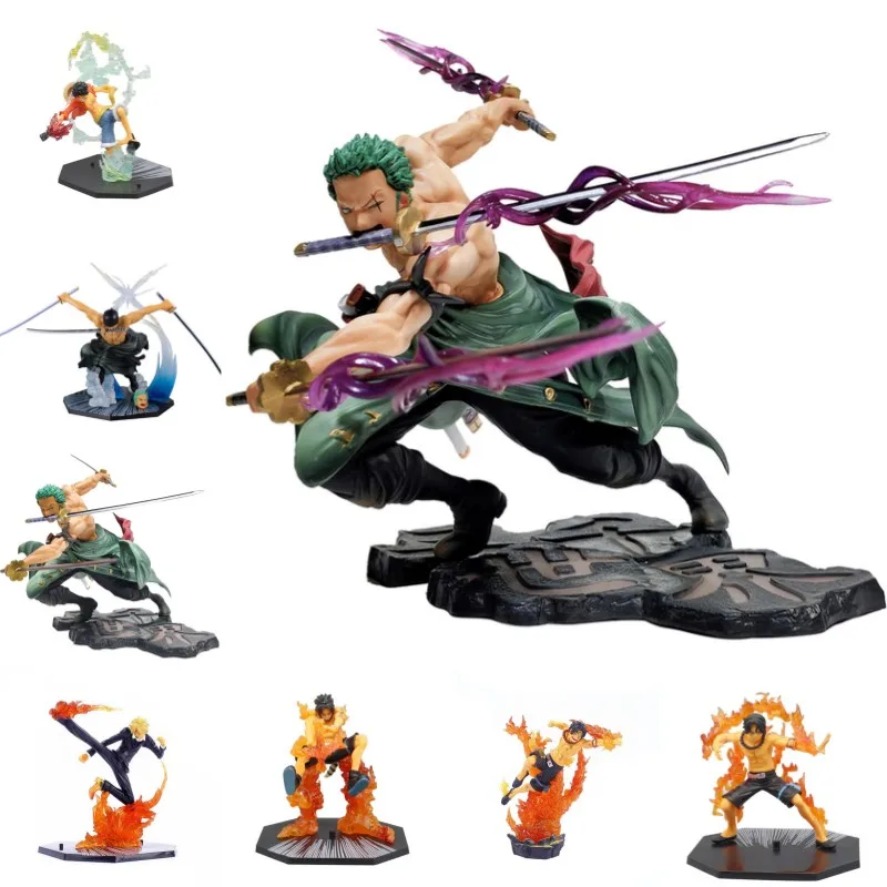 New One Piece Anime Figure Roronoa Zoro Action PVC Anime Figurine Model Decoration Collection Cartoon DIY Kids Toys Gift 10CM