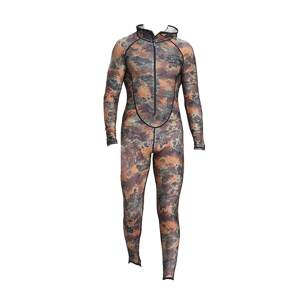 Mens Snorkeling Wetsuit Full Suit Nylon Spandex Quick Dry Blocking Flexible for Scuba Dive Surf Swim All Seasons
