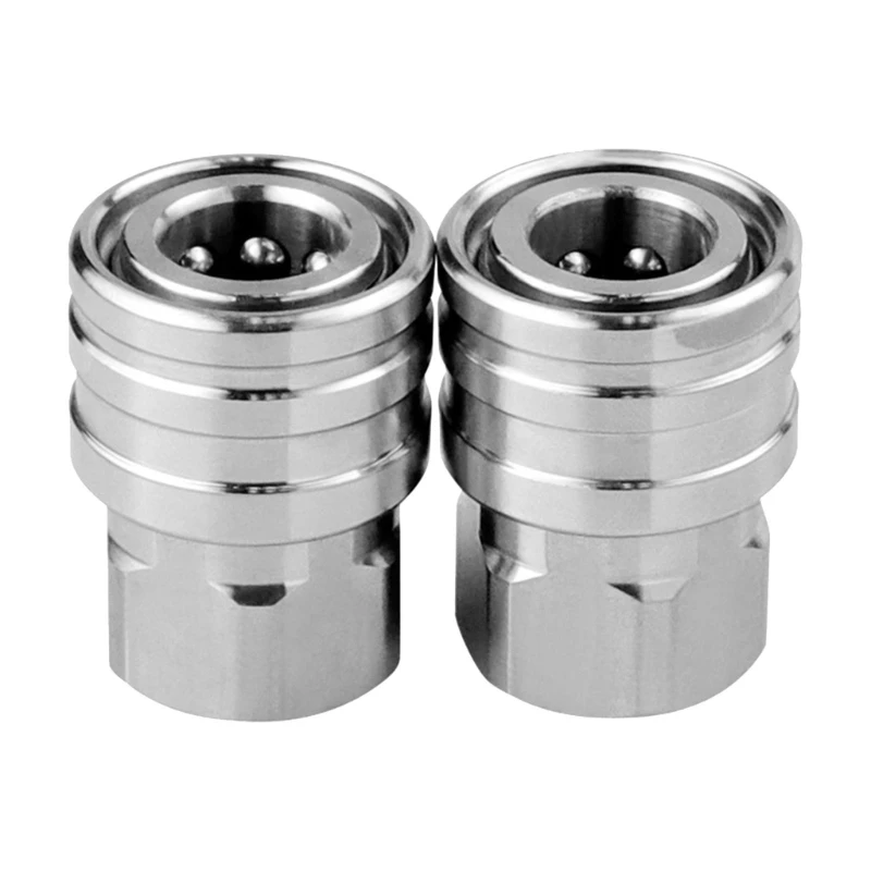 2025 New 1/4Inch Quick Connector Stainless Steel Pressure Washer Adapter Set Car Washer Foamer Lances Connector