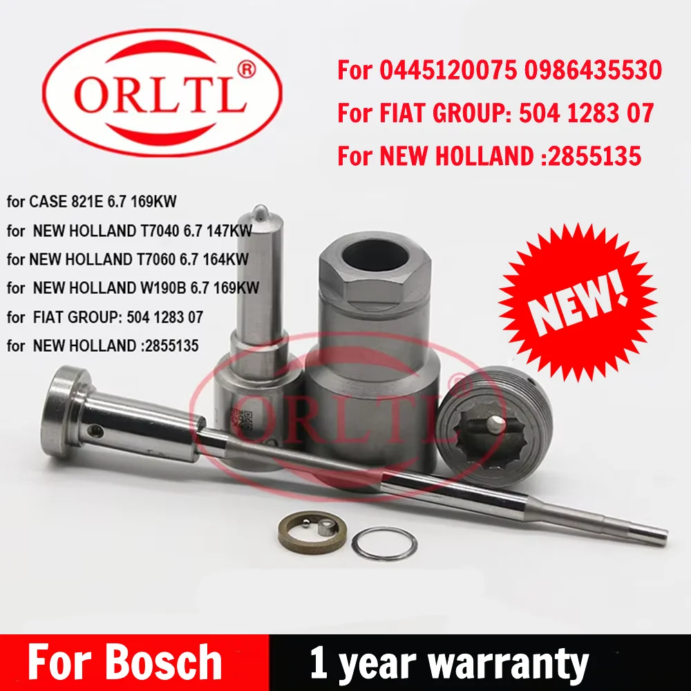 

ORLTL для CASE IVECO NewHolland 0445120075 0 445 120 075 0986435530 Ремкомплект форсунок Сопло DLLA137P1577 Клапан F00RJ01278
