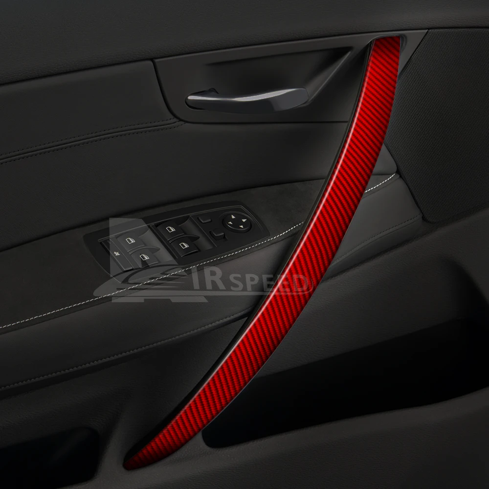 

Для BMW X3 E83 2004-2010 (левый/правый руль) – Комплект из 4 накладок на дверные ручки из настоящего 3D карбона, набор наклеек для тюнинга интерьера автомобиля