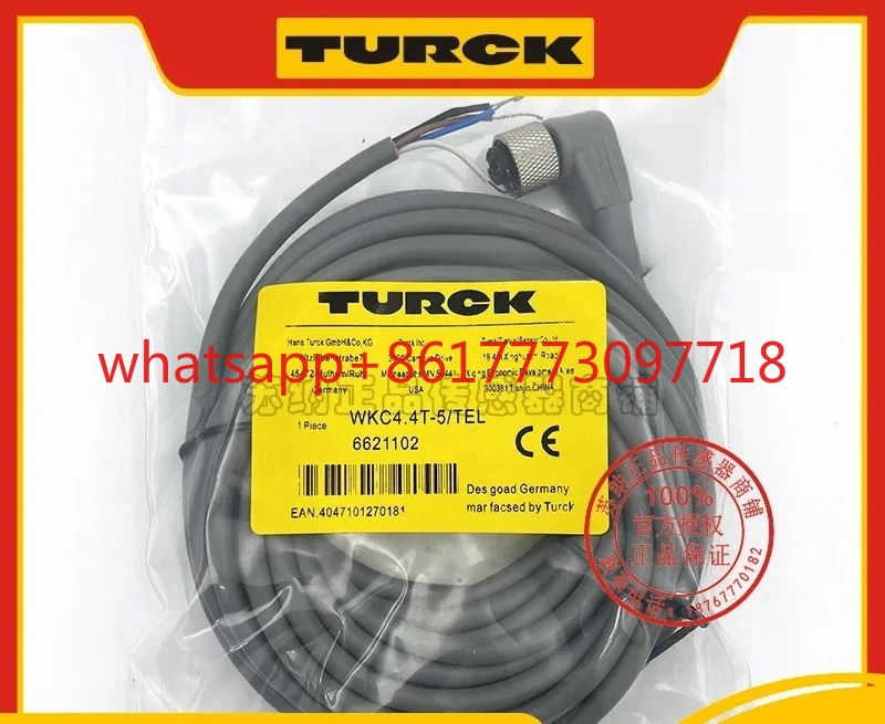 WKC4.4T-2/TEL plug wire RKC4T-5 cable connection wire WWAK4-2/P00