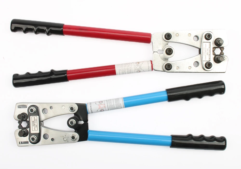 HX-50B HX-50sc cable crimpercable crimping tool wire crimper hand tool set ratchet terminal crimp pliers for 6-50mm² 1-10AWG - view 6