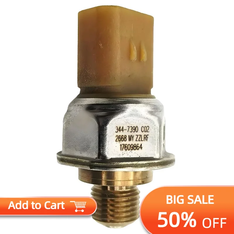 

Excavator Parts Cat 316e 316f L 318f 320d2 E320e Diesel Common Rail Fuel Pressure Sensor Switch 344-7390 3447390
