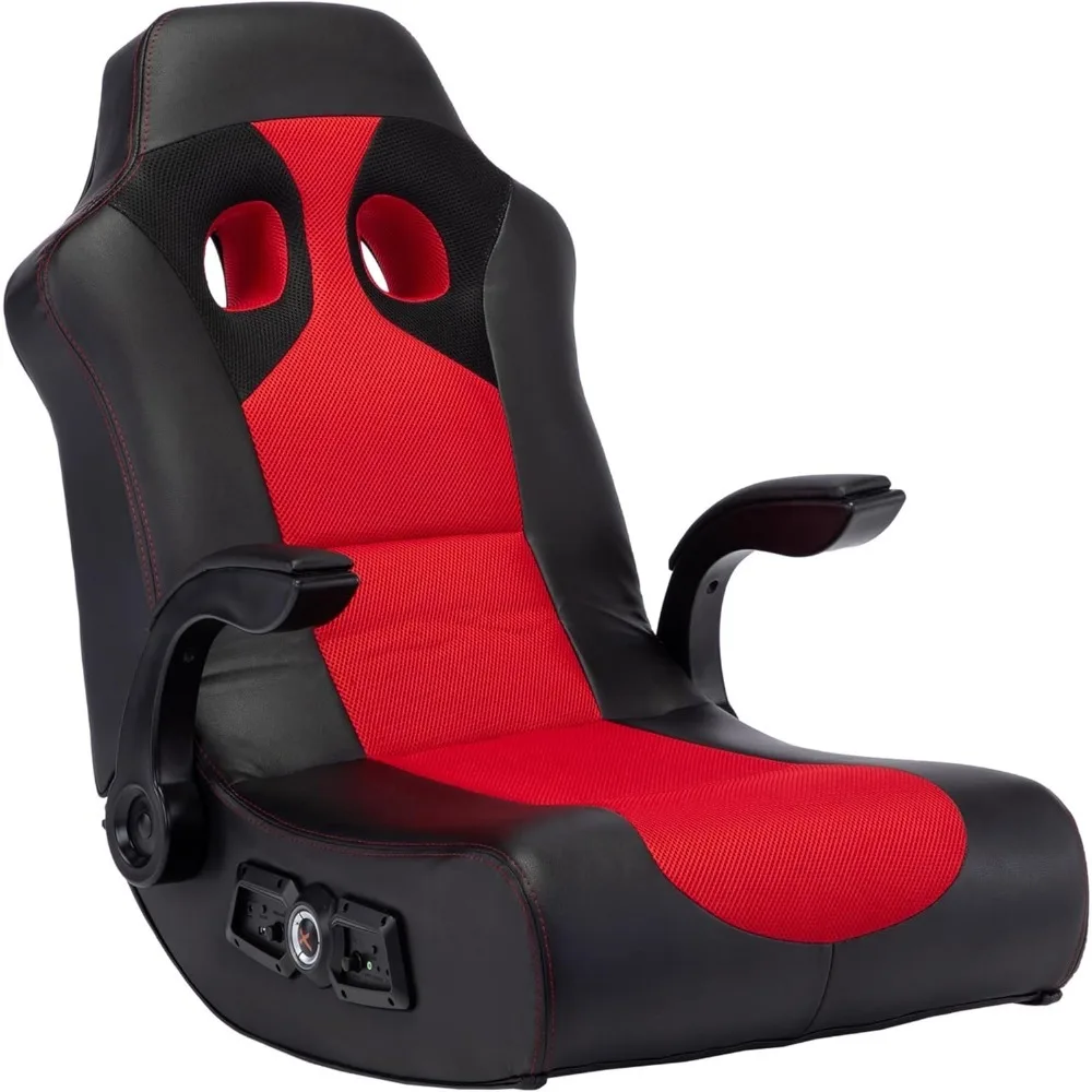 ideo Gaming Chair with Bluetooth and Vibration Motors - Immersive Audio with Speakers & Subwoofer -