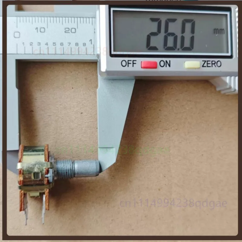 1PCS For 148 Type Dual Potentiometer 6Pin A50K A503 Rotary Adjustment Potentiometer Round Shaft 15MM Shaft Length