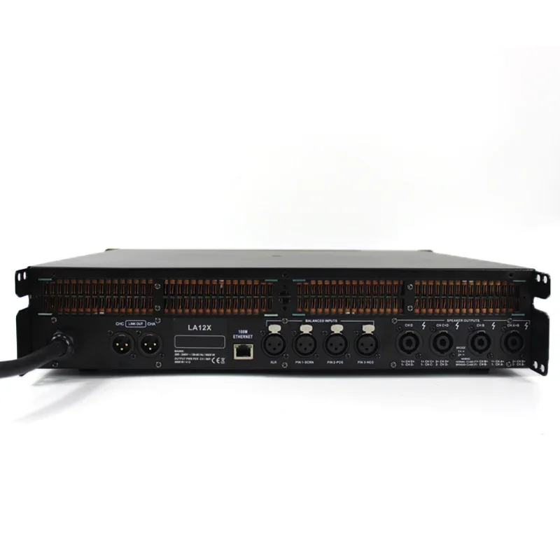 BC LA12X 4000 watt 4 channel dsp sound standard power amplifier professional