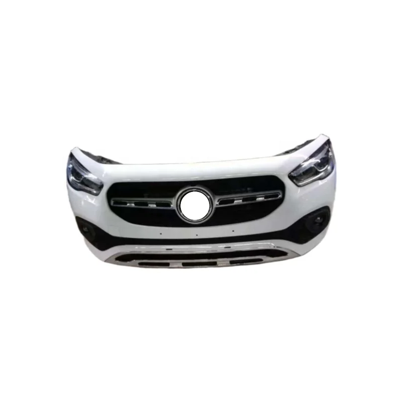

Tom AutoHigh Quality Original Used Front Bumper Assembly for Mercedes Benz GLA W247 Featuring Radiator Headlights for Auto Body