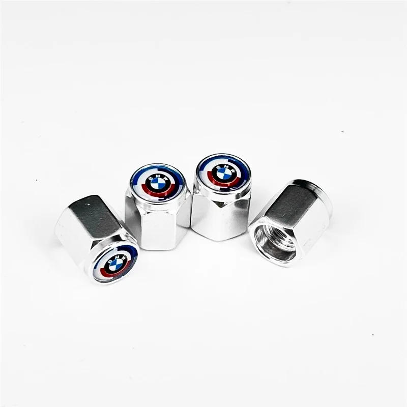 Car tire Valve Core Caps Dustproof Alloy Car Accessories For BMW 1 2 3 4 5 6 7 Series X1 X3 X4 X5 X6 X7 F10 F20 Accessories