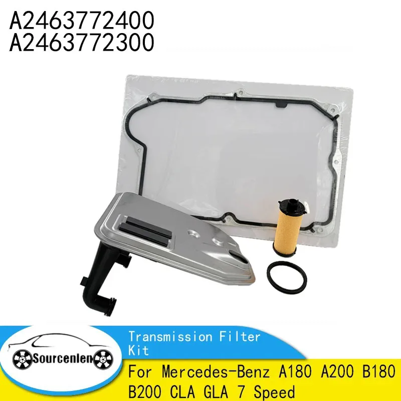 

724.0 7G-DCT/K7A240 K7X400 Комплект фильтров коробки передач для Mercedes-Benz A180 A200 B180 B200 CLA GLA 7-скоростная влажная двойная муфта