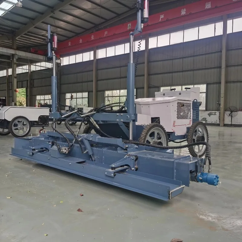 Laser Concrete Screed Ride On Concrete Screed Laser Scanning Paver Concrete Paving Smooth Machinery High Quality