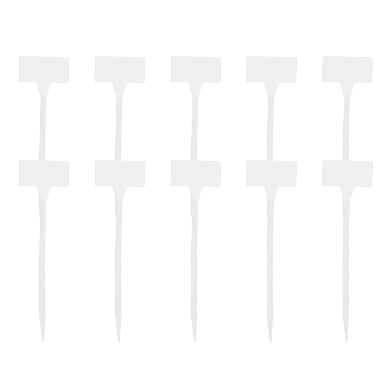 

10 шт. белых водонепроницаемых этикеток для растений, большие многоразовые маркеры для сада, бирки для рассады, идеально подходят для маркировки растений