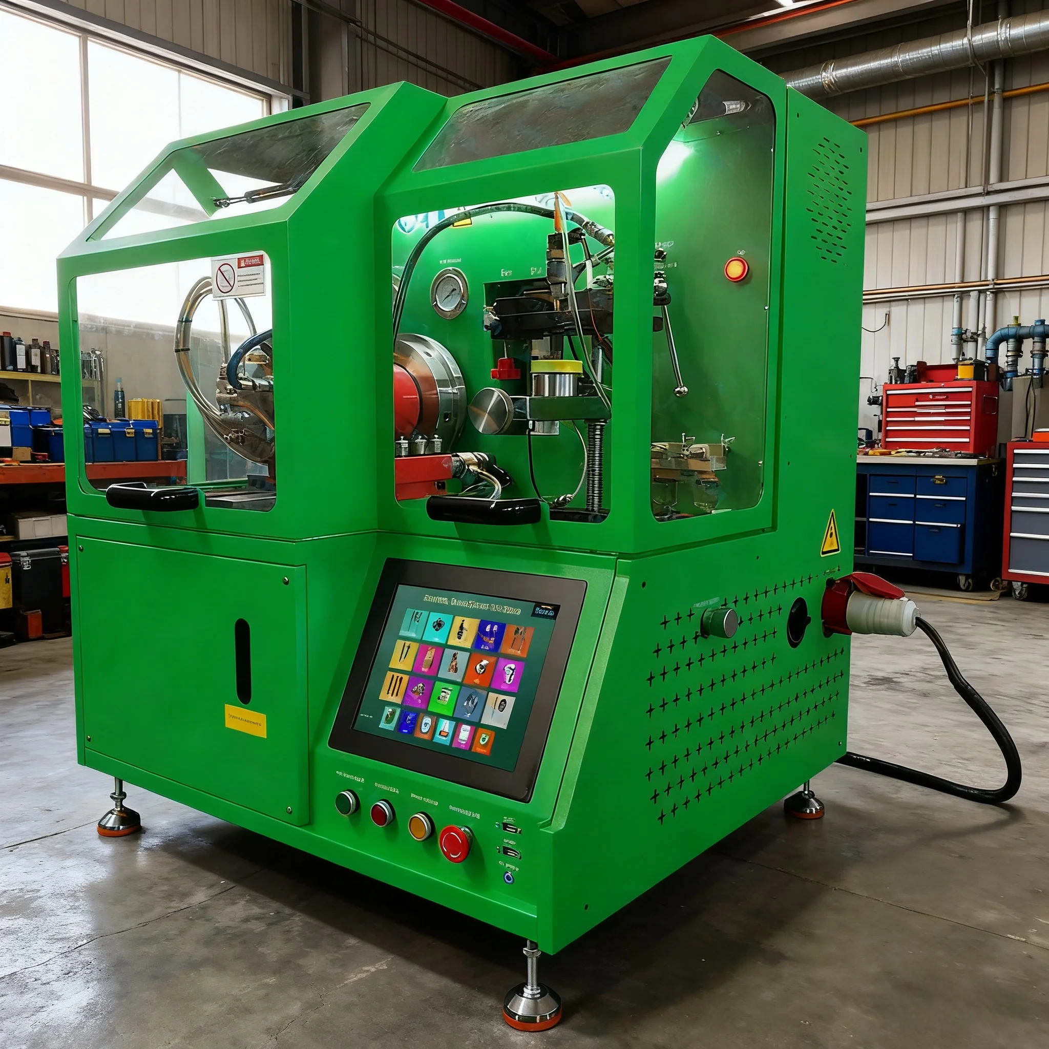 Picture 3: Calibration Machine Cr217s With Coding Functions Cr Diesel Fuel Injector Pump Flow Test Bench