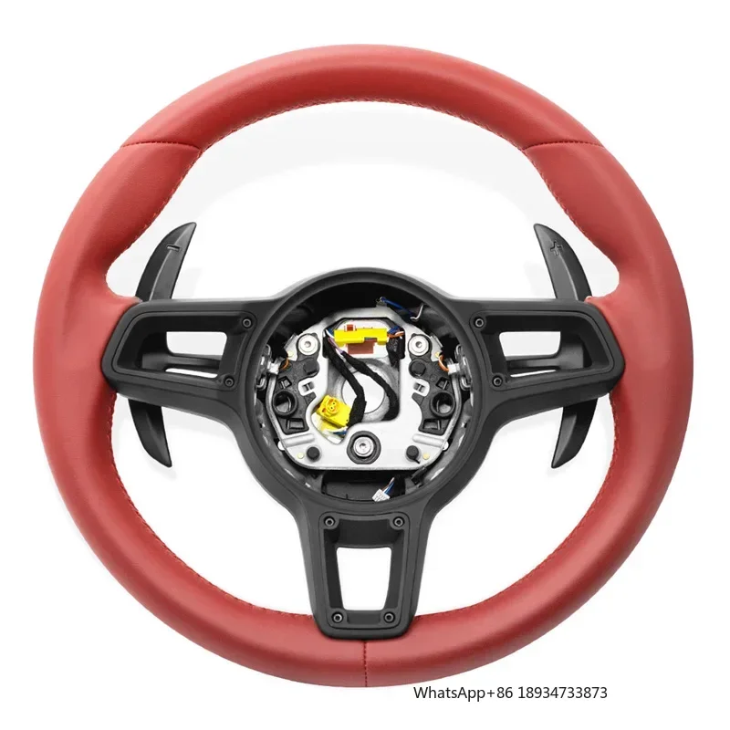 Car Steering Wheel for Por s che Macan Cayenne Panamera Taycan Cayman 718 991 992 911 Carrera GT2 GT2RS GT3 GT3RS GT3 RS GT4