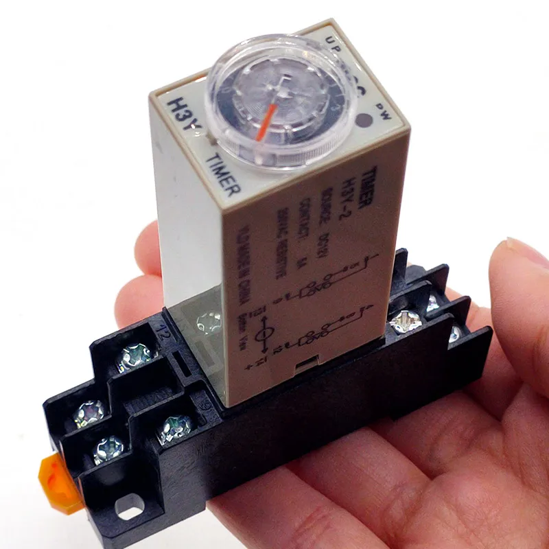 Time relay with base plug, 8-pin, turn off delay timer, CA 220V，110V，380V，ST3PA-A/B/C/D/E/F/G image 6