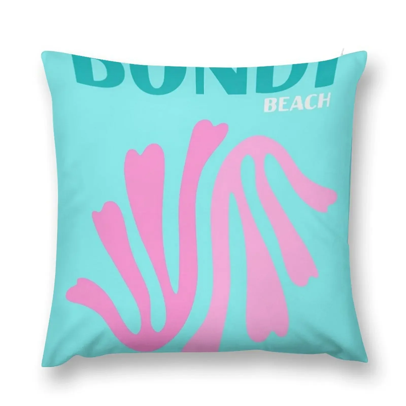 Bondi Beach Australia Asouline Print Throw Pillow Room decorating items luxury sofa pillows pillow