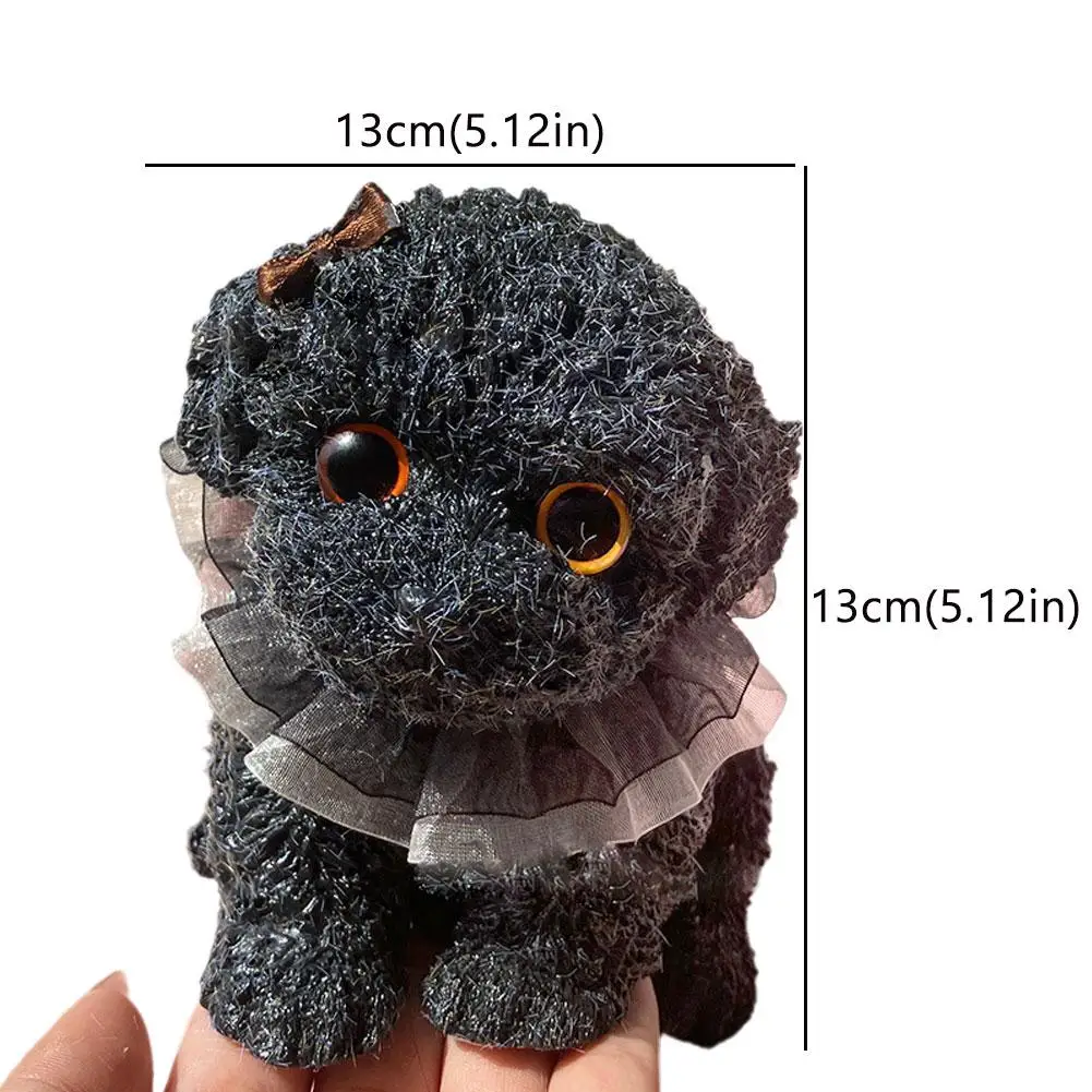 Lindo cachorro de peluche en forma de juguete para apretar Super elástico De-stress relajación adornos de escritorio de moda cumpleaños Kawaii apretar para