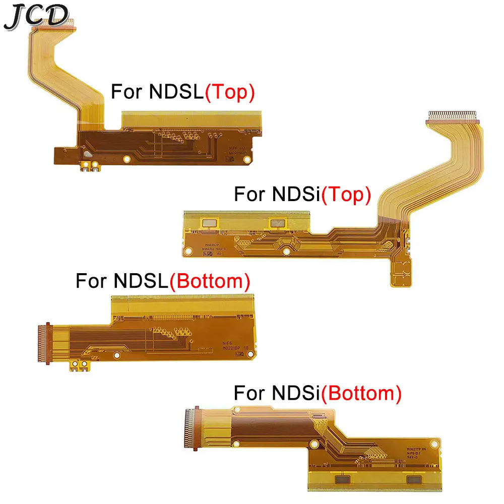 JCD For DS Lite NDSL NDSi Game Console Top Bottom LCD Display Screen Flex Cable Upper Lower LCD Ribbon Cable Repair Parts