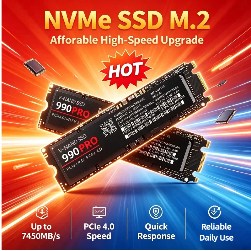2026 New M2 NVMe Internal Solid State Drive 500GB 1TB 2TB 4TB High Speed Internal SSD Hard Disk For Gaming Laptop Desktop