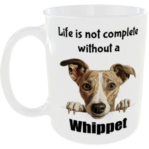 WHIPPET MUG DOG BREED OWNER GIFT MY COFFEE TEA CUP PET LOVERS CANINE FUNNY GIFTS