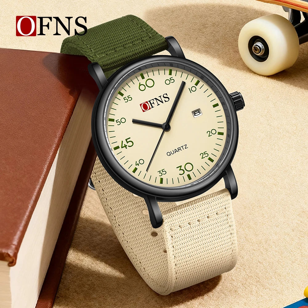 

OFNS1593 Новые женские кварцевые часы Элегантные роскошные женские спортивные водонепроницаемые наручные часы Модные аналоговые женские простые часы с датой и неделей