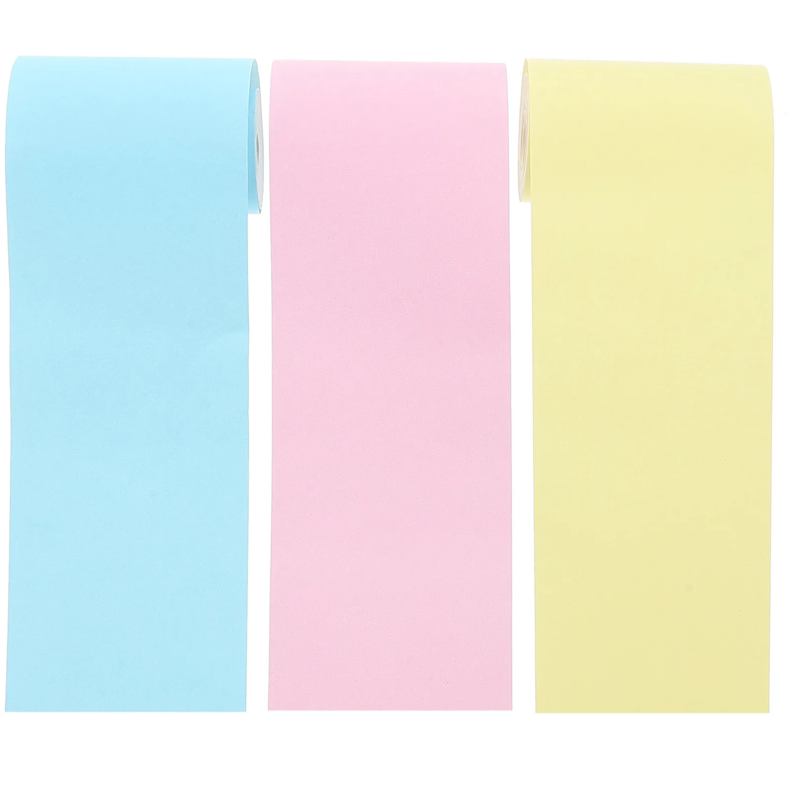 

3 Rolls Thermal Paper Print Receipt for Printer Heat Transfer Papers Mini Sensitive Paperreceipt Sticker