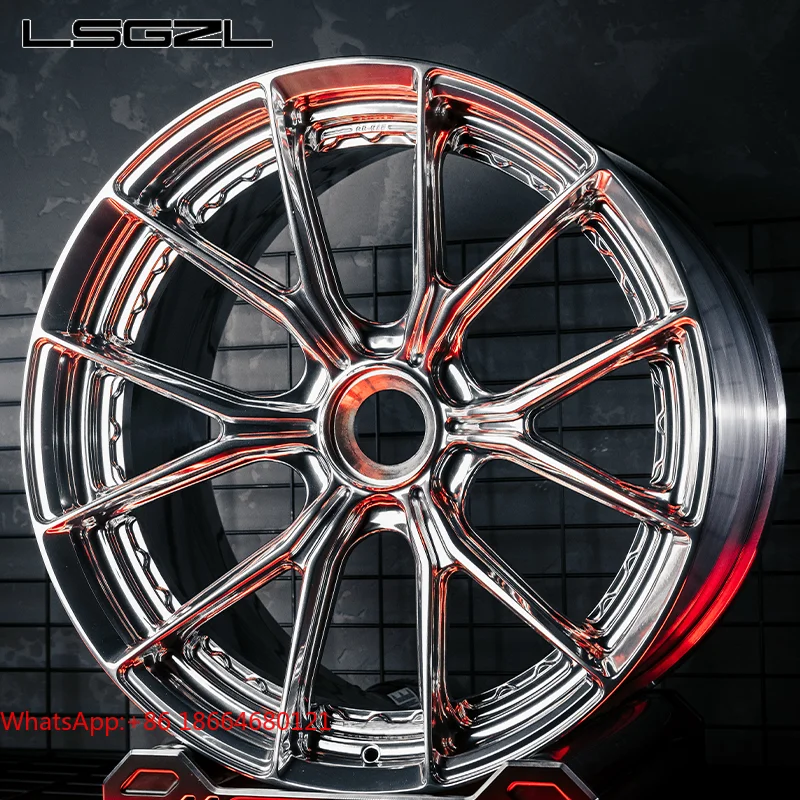 Custom Luxury Forged Monoblock Wheels Deep Concave Chrome Wheels 17 18 19 20 21 22 23 24 Inch 5x108 5x120 5x112 5x114.3F20,F30,F