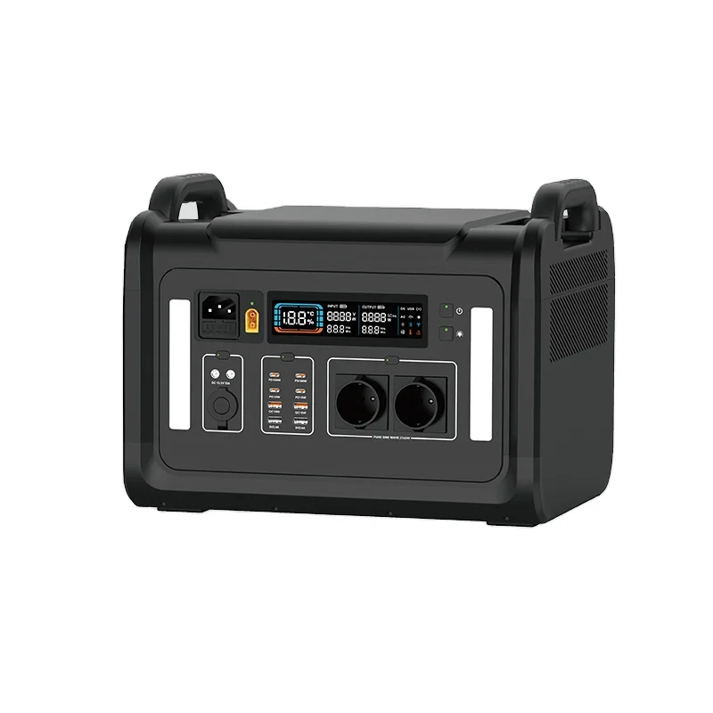 

Portable Solar Power Station with UPS for Outdoor Camping Portable Power Bank Solar Generator 2400W