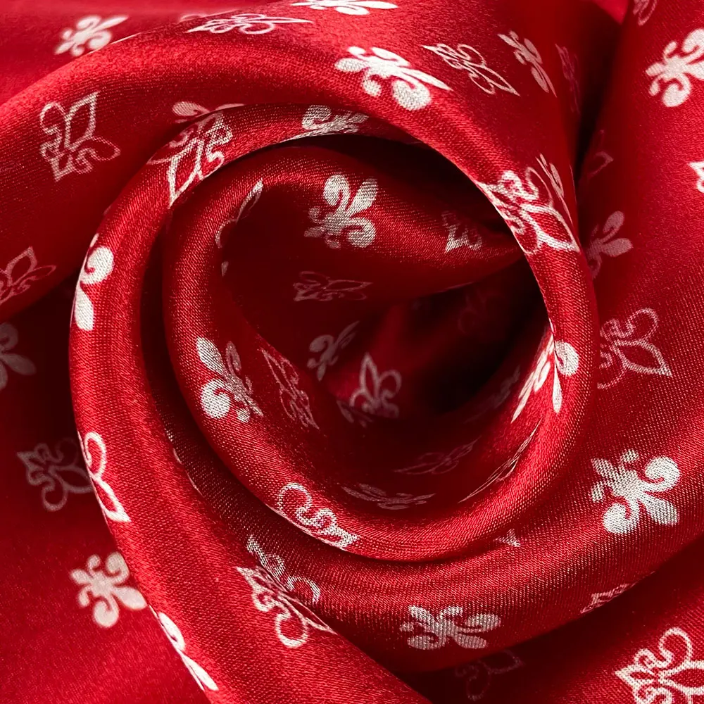 53cm 100% Pure Silk Bandana Women Flower Handkerchief Female Hair Neck Scarf Pocket Square Women\'s Top Natural Silk Headband