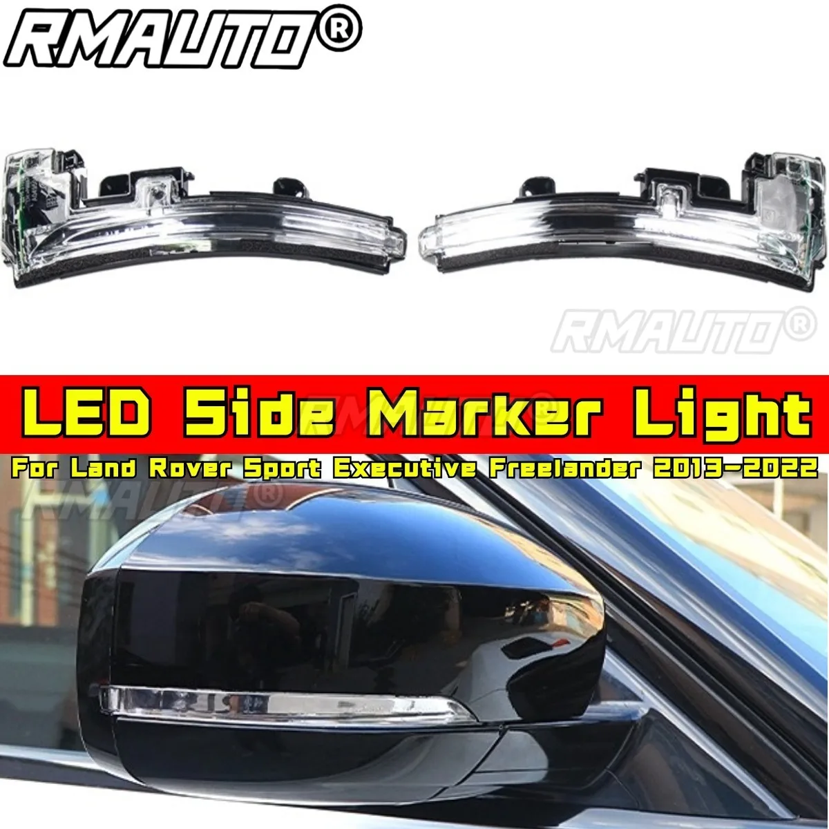 LED Side Marker Light Repeater Indicator Lamp Body Kit For Land Rover Sport Executive Freelander 2013-2022 Car Accessories