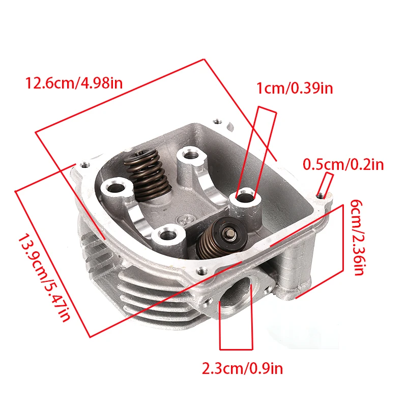 GY6-125 Engine Kit Precision Manufacturing Cylinder Kit Components Stable Performance Suitable for Kart Scooter Parts
