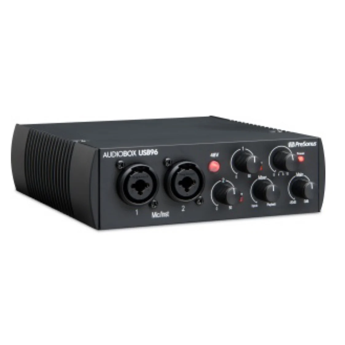 PreSonus AudioBox USB 96 المحمولة جهاز التحكم في الصوت 2 ثنائي الغرض اللوحة الأمامية قنوات الإدخال للمغني/كتاب الأغاني ، البودوكاتس