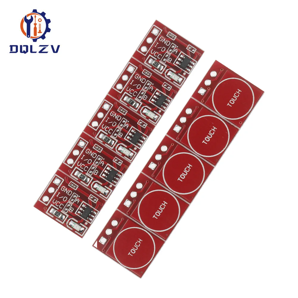 TTP223 Touch Key Switch Module Touching Button Self-Locking/No-Locking Capacitive Switches Single Channel Reconstruction