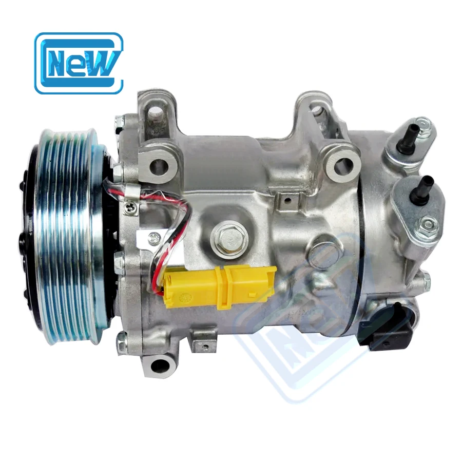 Sanden SD7C16 AC Compressor For Peugeot 1.6 2012 307 308 807 607 406 Citroen C4 Berlingo 6453QN 6453QL 6453ZA 9825868180