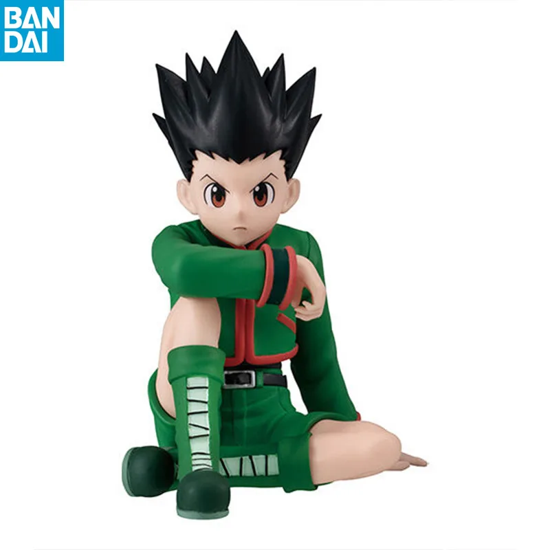 

Original Bandai Gashapon Hunter X Hunter Seated Pose Figures - Killua Gon Mini Figurines Collectible Toy Gift