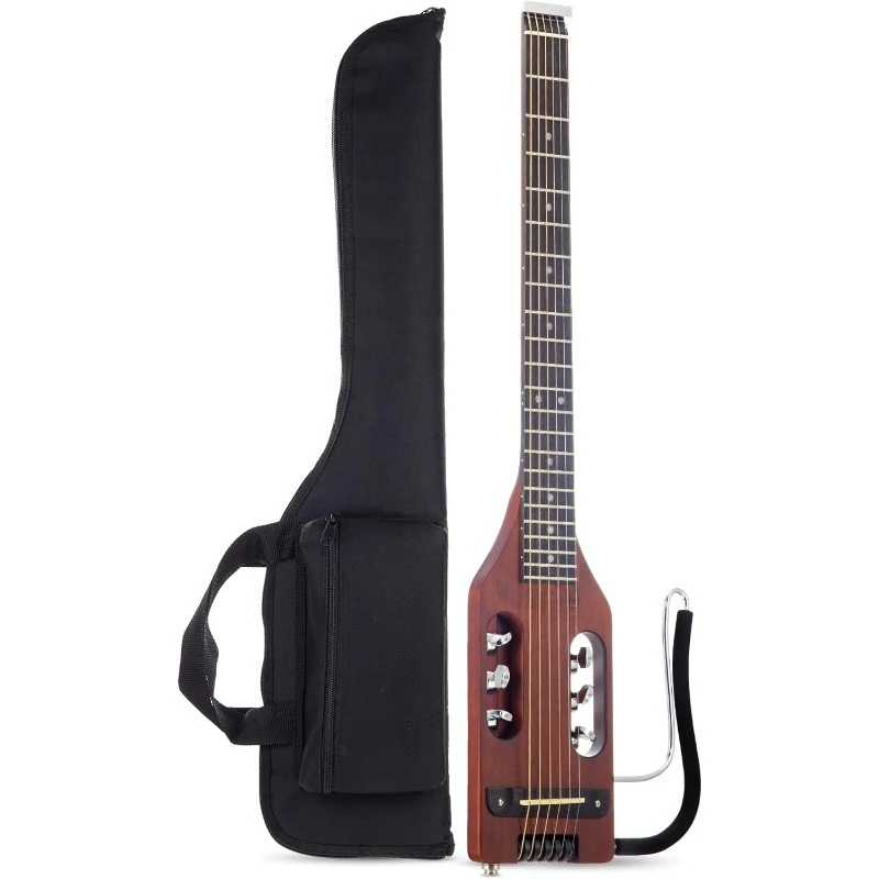 Ultra-Light Guitar for Travel | Portable and Headless Electric Acoustic Guitar | Full 24 3/4