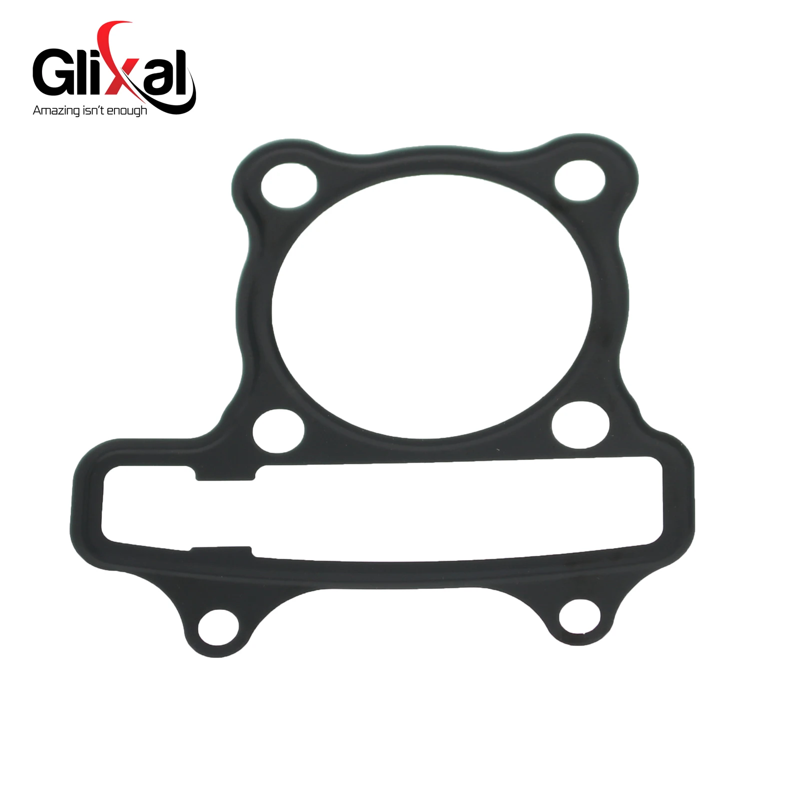 Glixal GY6 125cc 150cc 155cc 170cc 180cc Cylinder Head and Base Gasket Set for 152QMI 157QMJ 4-Stroke Scooter Moped ATV Engine