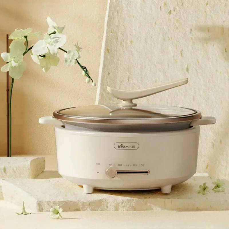 Bear 220V Split Electric Hotpot 5L Household Pot Electric Cooker Electric Pot Multif One Pot Panela Elétrica Multifuncional