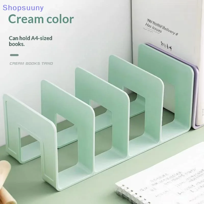 [SU]Multifunction Book Magazine Storage Bookends Stand Desk Organizer For CD Files School Office Supplies[SU]