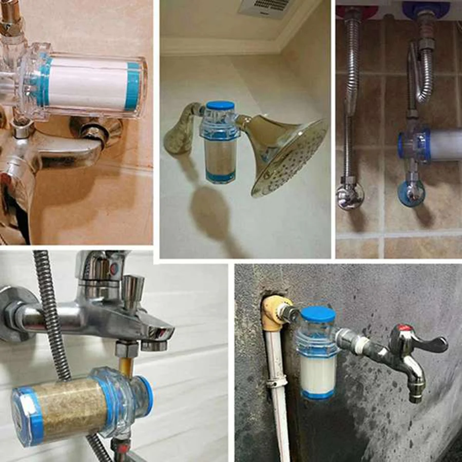 Chauffe-eau domestique pour machine à laver, filtre supporter ficateur d'eau, douche, impureté, rouille, sédiments