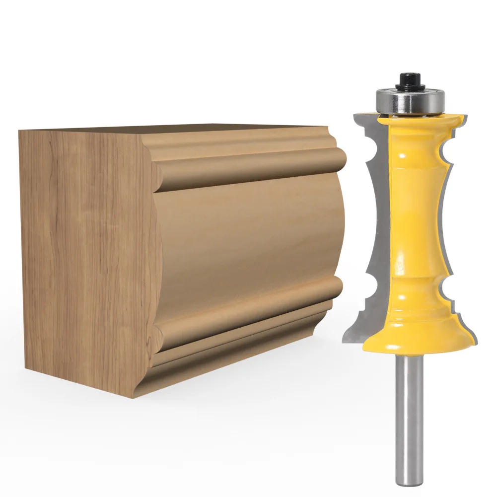 1 قطعة 8 مللي متر عرقوب قاطعة المطحنة 64 مللي متر ميتري الإطار صب راوتر بت الخشب نحت بت خط الباب سكين لسان القاطع للخشب #5