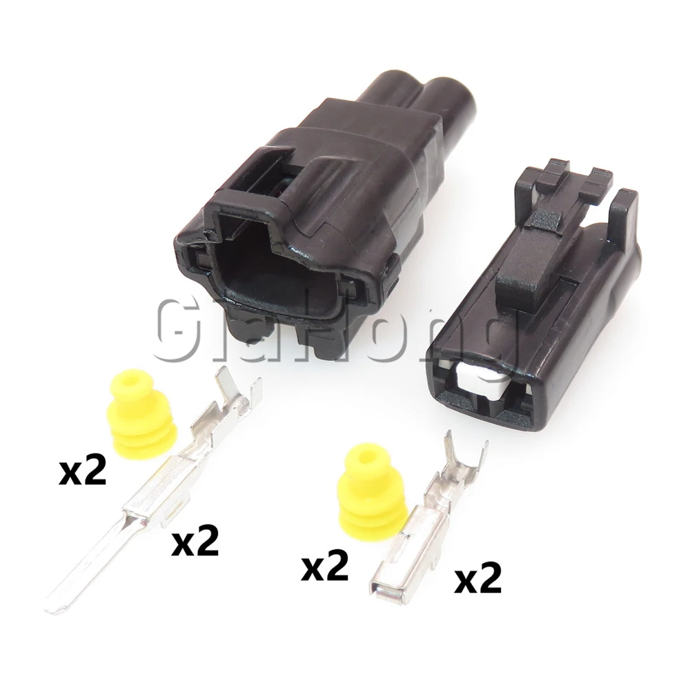 1 Set 2 Way Parts MG651092-5 7283-7029-40 7282-7029-40 AC Assembly Automotive Socket For KIA Hyundai Car ABS Sensor Sealed Plug