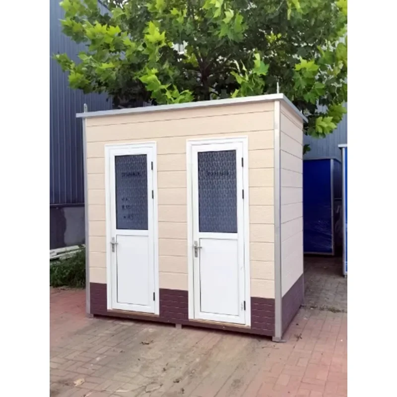 Outdoor mobile toilet construction site temporary toilet rural outdoor integrated shower room