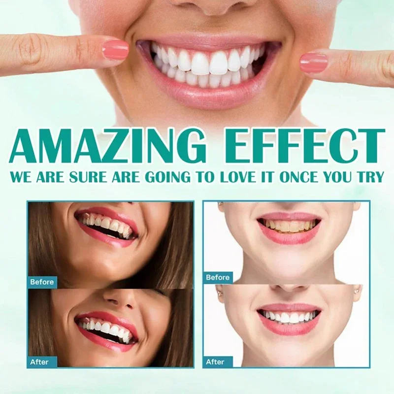 Teeth Whitening Mousse Toothpaste Whiten Deep Cleaning Dentifrice Removes Plaque Stains Tooth Bleaching Oral Hygiene Product