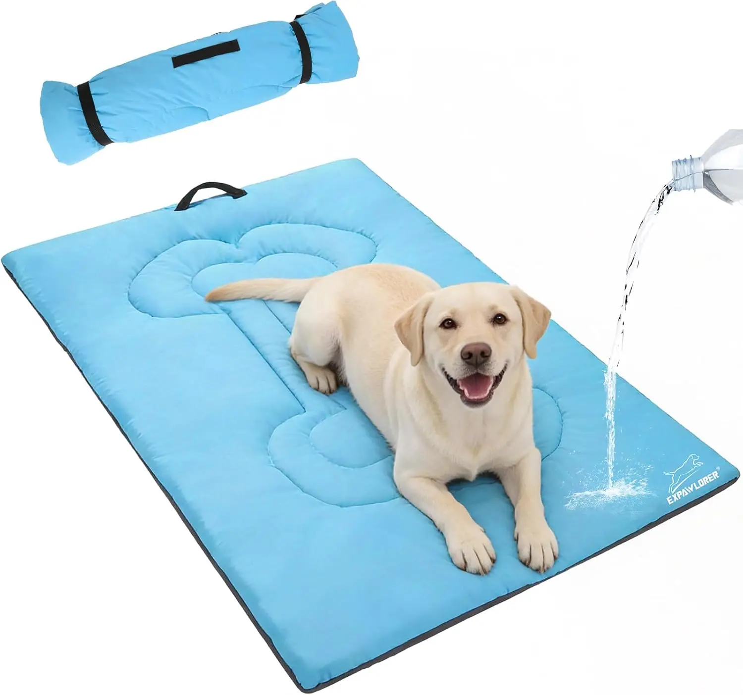 

Портативная водонепроницаемая двусторонняя лежанка для собак для улицы и дома, прочная, для кемпинга и путешествий, большой коврик для животных, машинная стирка