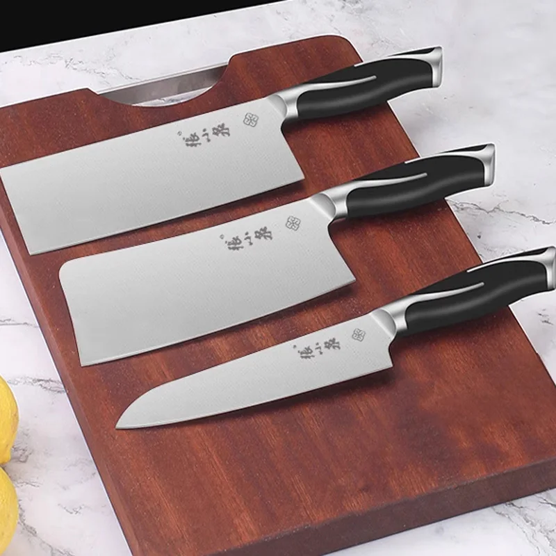 

Chinese Chef Knife German Stainless Steel Kitchen Knives Professional Vegetable Fish Cleaver Meat Japanese Slicing Santoku Knife