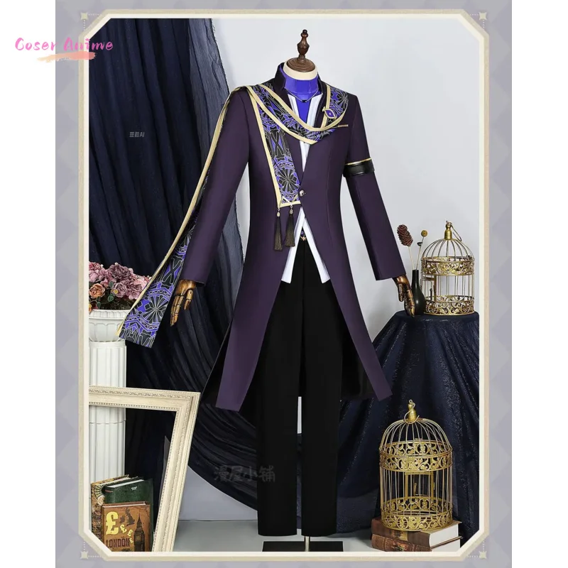 [Coser] 게임 Genshin Impact Cyno 코스프레 의상 유니폼 할로윈 카니발 파티 크리스마스 놀이 역할 의류 의류